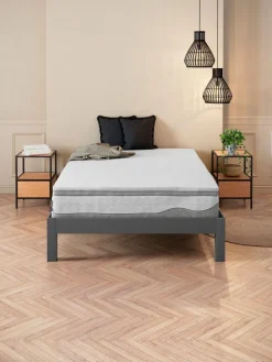 WELLPUR BOKSELVIGOLDTopper 135x190cm WELLPUR BOKSELVI gris