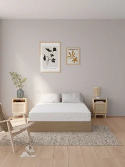 WELLPUR KVITAGOLDColchón de espuma 135x190cm WELLPUR KVITA Firme
